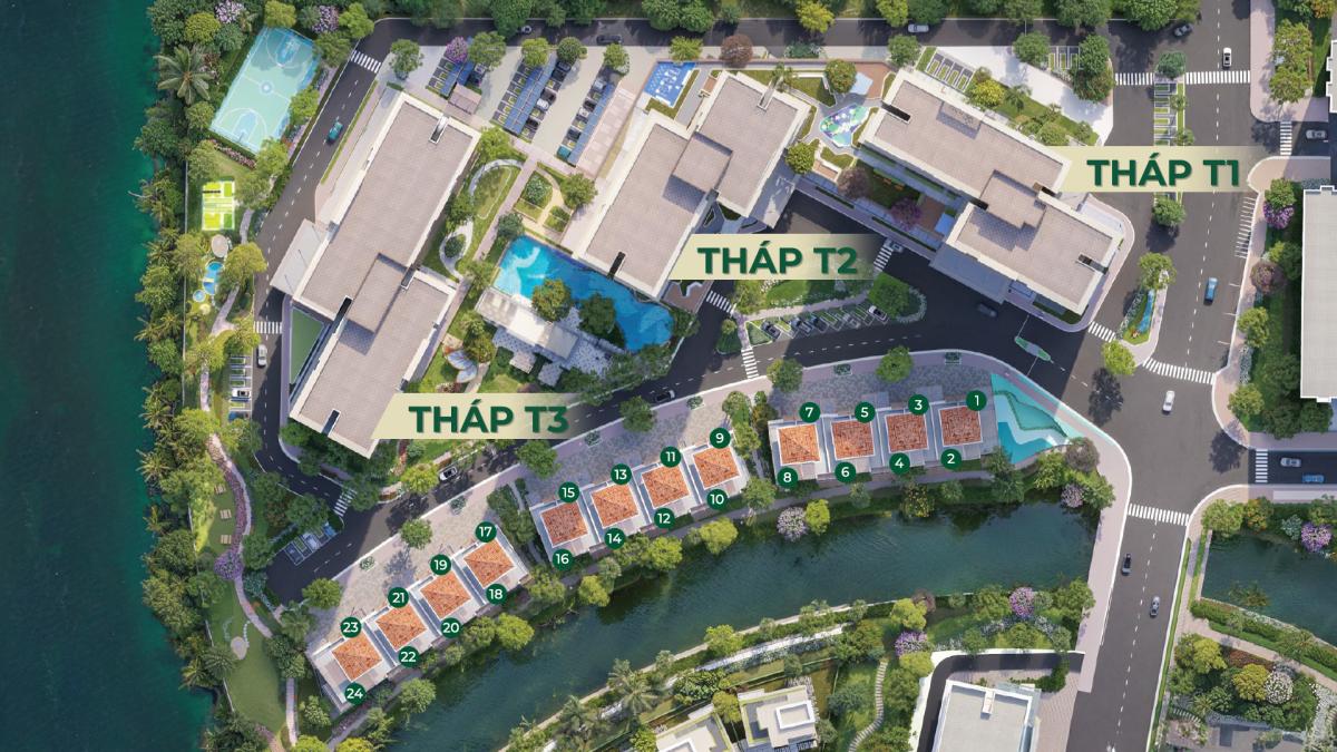 Mặt bằng dự án The Privia An Dương Vương mat bang THE PEARL RIVERSIDE